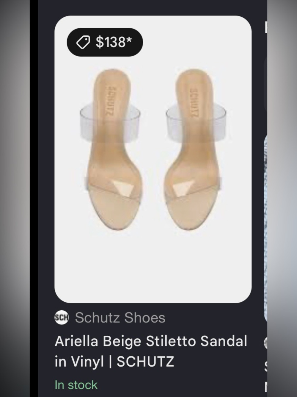 NWT Schutz | Ariella | Beige Stilettos | Sz 9 | Og-138 - Picture 6 of 6